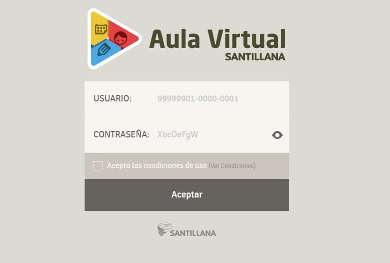aula virtual santillana