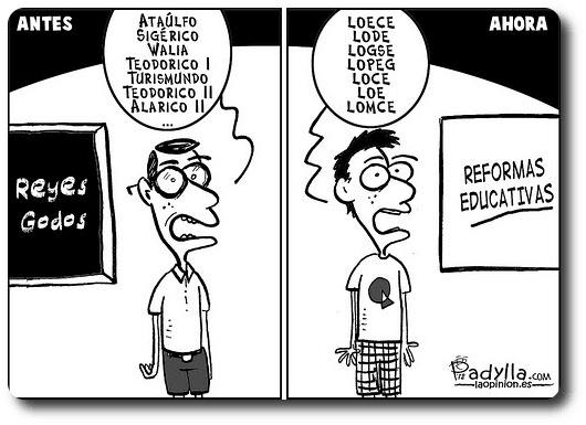 diferentes leyes educativas