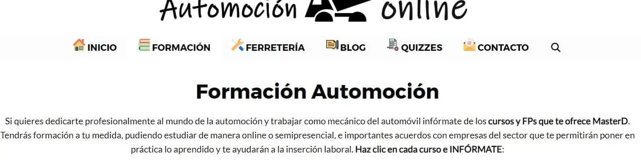 formacion automocion