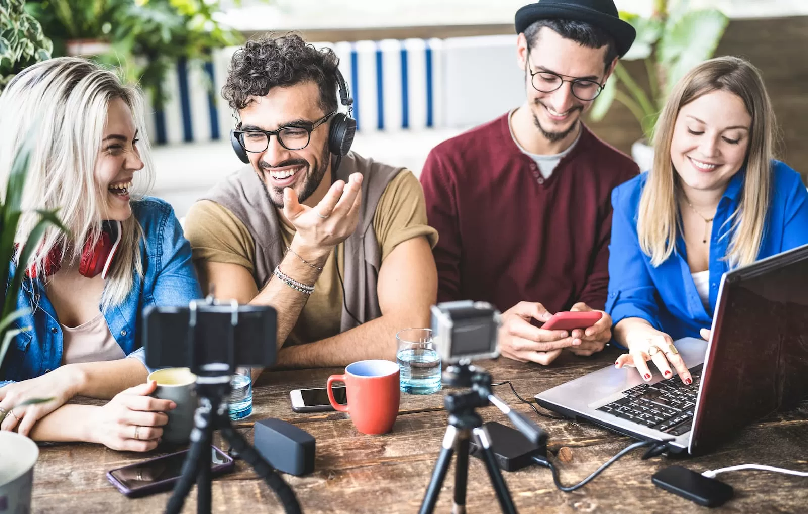 estudiantes en formación de marketing