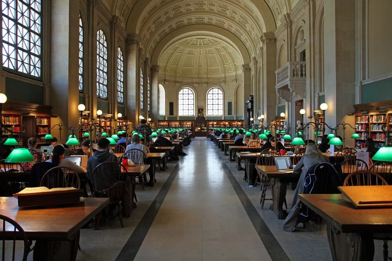 las mejores bibliotecas biblioteca publica boston