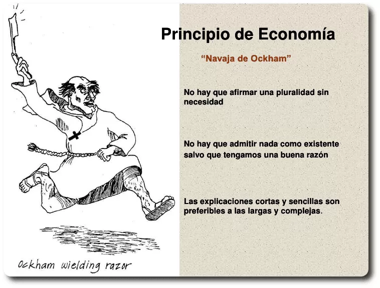 La Navaja de Ockham aplicada a la economía