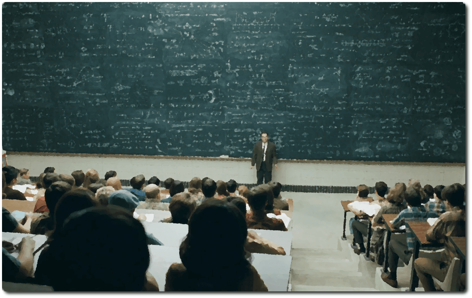 Profesor Explicando durante una clase.