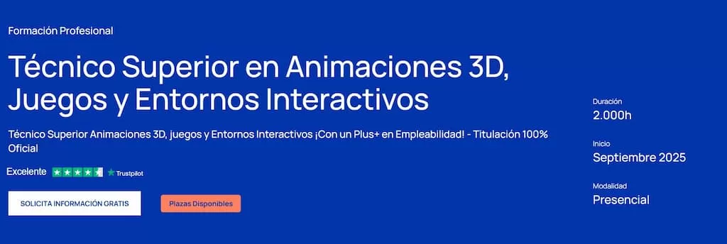 tecnico superior en animaciones 3D