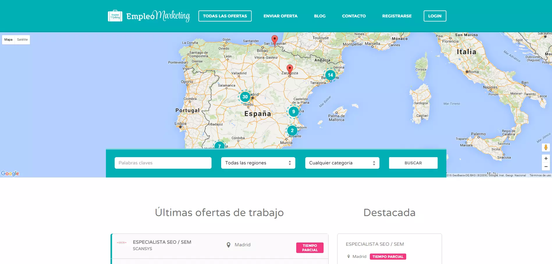 Portal de empleo EmpleoMarketing