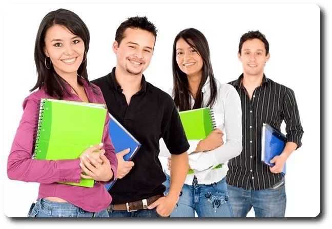 Estudiante con beca